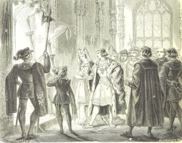 Marriage of Mary of Burgundy and Maximilian of Austria. 